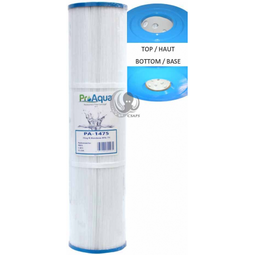 ProAqua PA-1475 Spa Cartridge Filter – Replacement for C4975, PRB75, OC1475, PA-AP40751