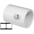 1" PVC Slip Coupling – Straight Connector for Pool & Spa Plumbing