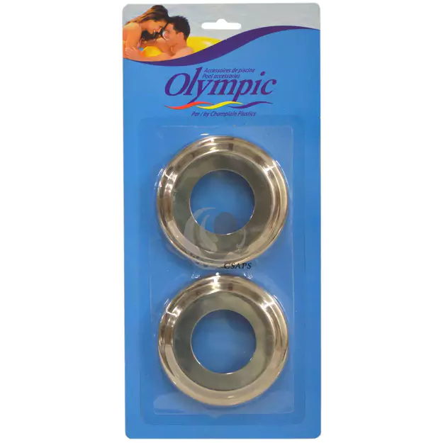 Stainless Steel Escutcheons – Set of 2 (4-1/2" OD, 1-15/16" ID)