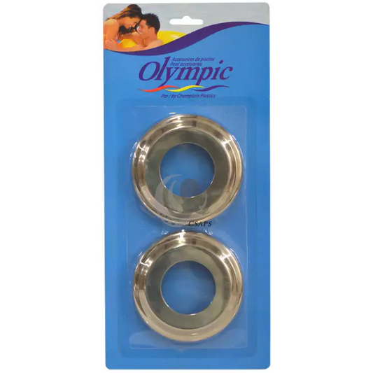 Stainless Steel Escutcheons – Set of 2 (4-1/2" OD, 1-15/16" ID)