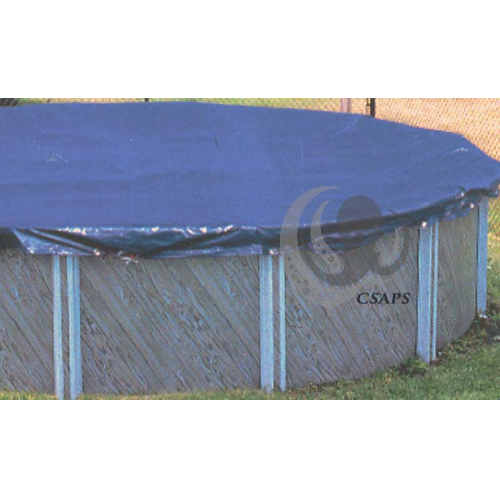 24' Round Winter Cover with 4' Overlap – 12-Year Warranty