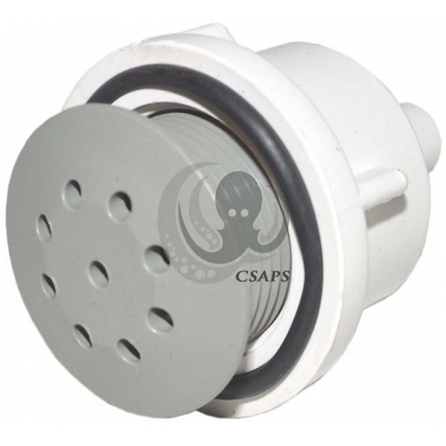 Waterway Air Injector – 3/8" Barb, 1-1/8" Hole Size, 1-1/2" Face (Grey)