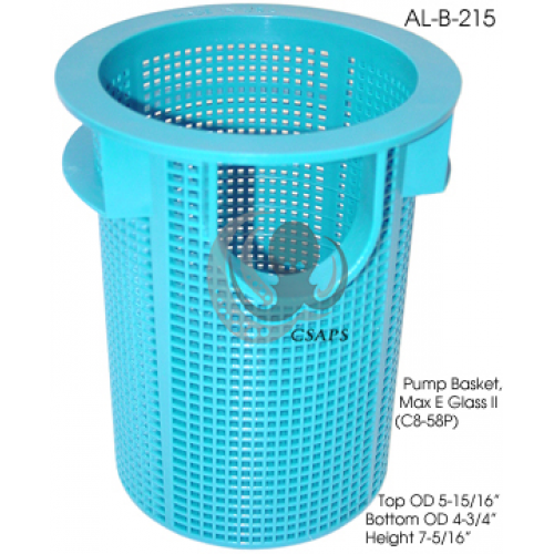 Pump Strainer Basket – Maxiglass Replacement Basket (SKU AL-B-215)