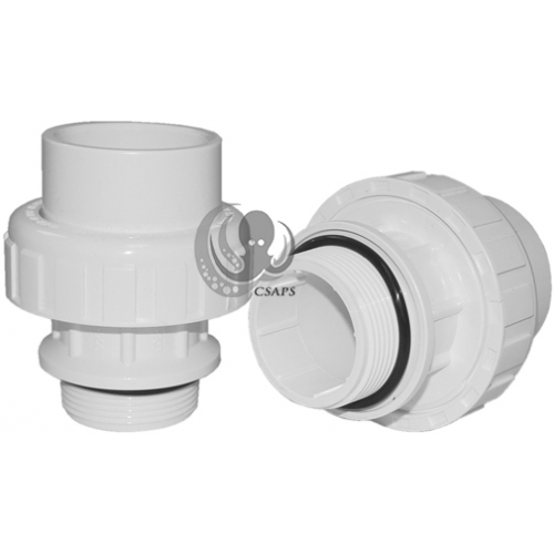 1.5" MPT x 1.5" MPV Union with O-Ring – Durable Pump & Filter Connection