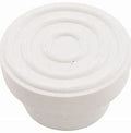 Universal Vinyl-Safe Pool Ladder Bumper – Protective White Rubber Cap