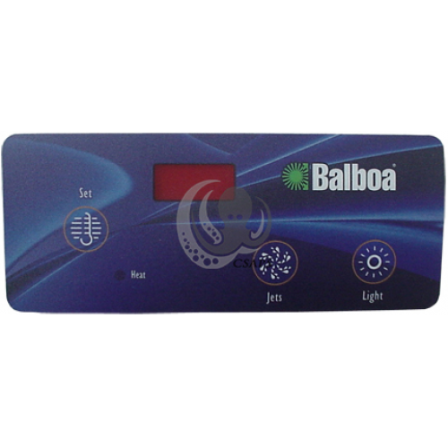 Balboa 10352 Decal – 3-Button Overlay for VL404 Spa Controller