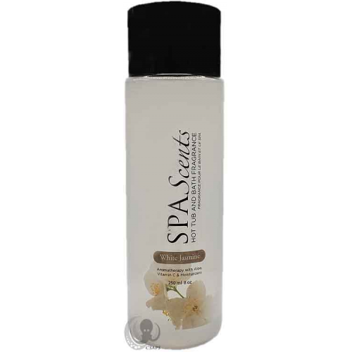 SpaScents White Jasmine Hot Tub & Bath Fragrance – 8 oz Liquid Aromatherapy