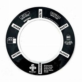 Cooper Valve Label – Model 2084 Replacement Decal for Multiport Valves