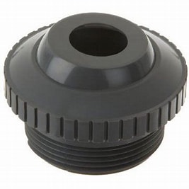 1.5" MPT x 0.75" Dark Grey Hydrostream Flow Inlet Fitting